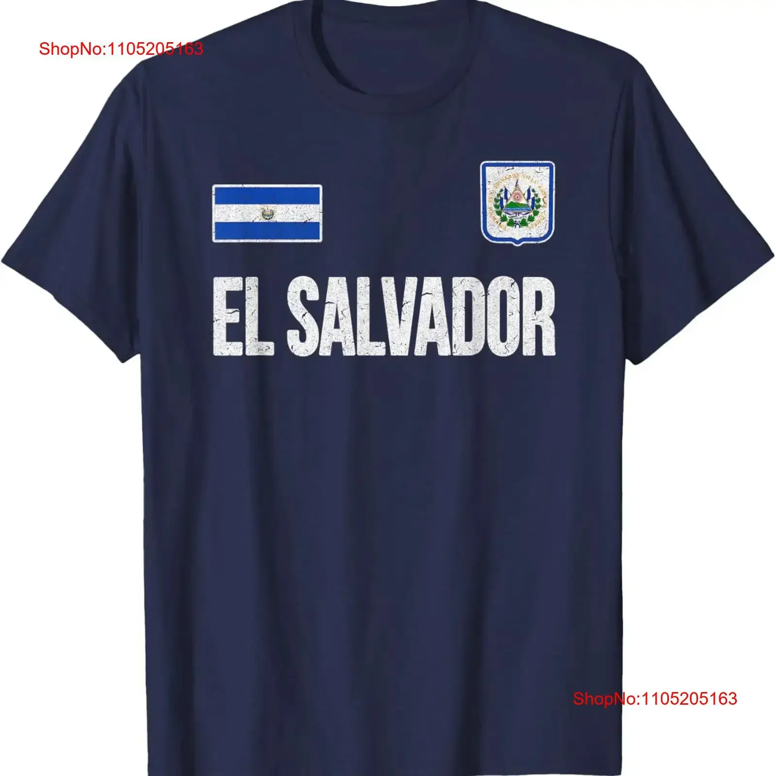 

Футболка с изображением Сальвадора, сувенир с флагом Сальвада, винтажная стильная универсальная дизайнерская одежда, топ для повседневной носки