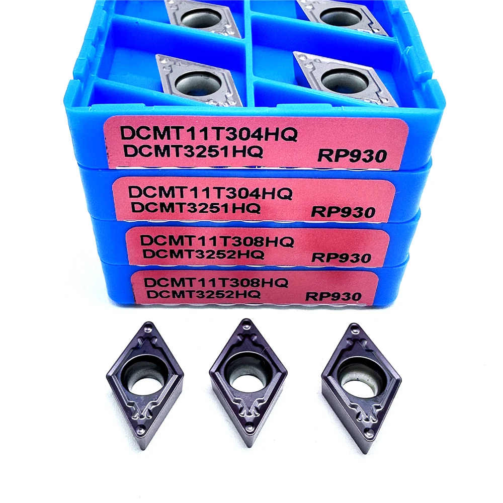 DCMT11T304HQ DCMT11T308HQ RP930 Carbide Insert CNC Cutting Tool high quality lathe tool Stainless steel processing