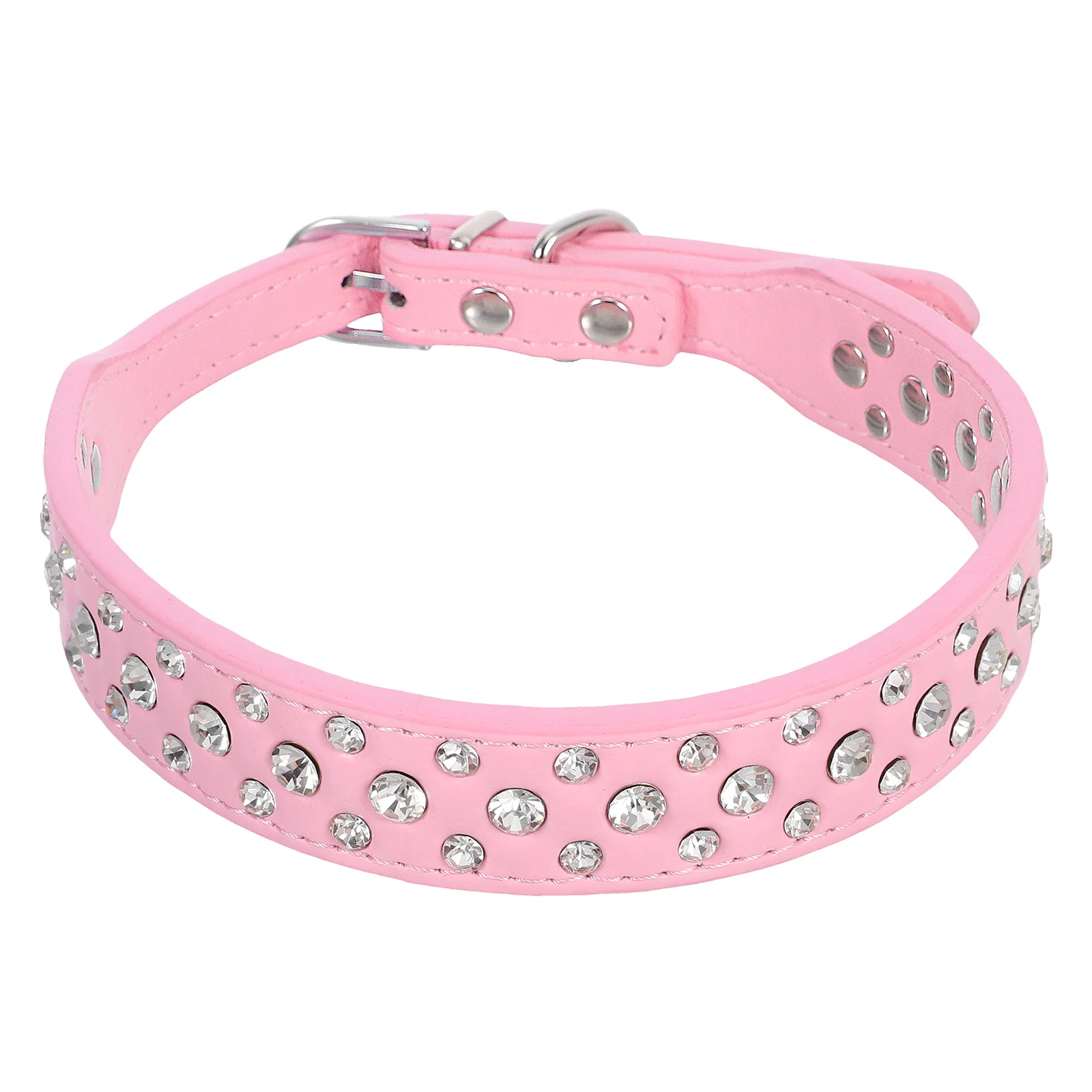 

Pet Rhinestone Necklace Collar Dog Small Crystal Sparkly Bling for Female Puppy