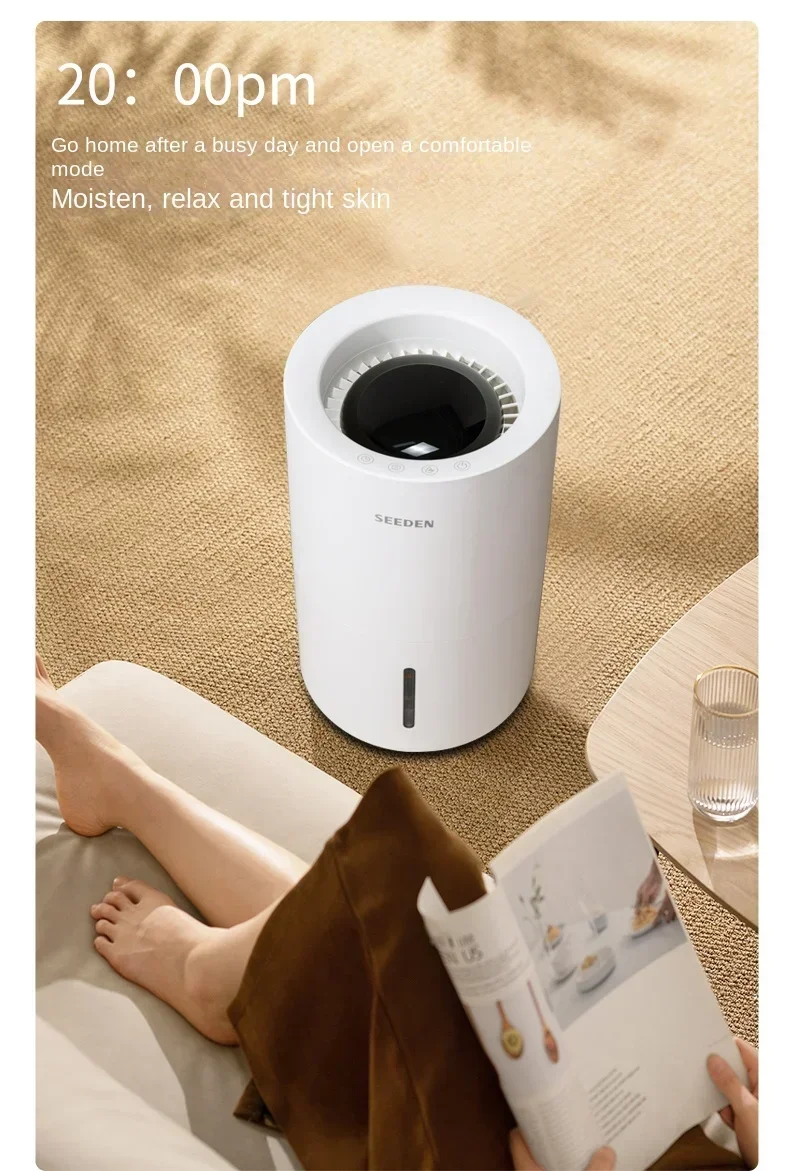 SEEDEN увлажнитель без запотевания, бытовая вода на мягком звуке, холодное испарение, умная очистка для беременных и малышей