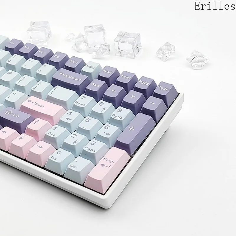 

High Quality PBT Material Keycaps Set Macaron Color Mechanical Keyboard Key Cap Cherry Height Keyboard Switch Gaming Accessories