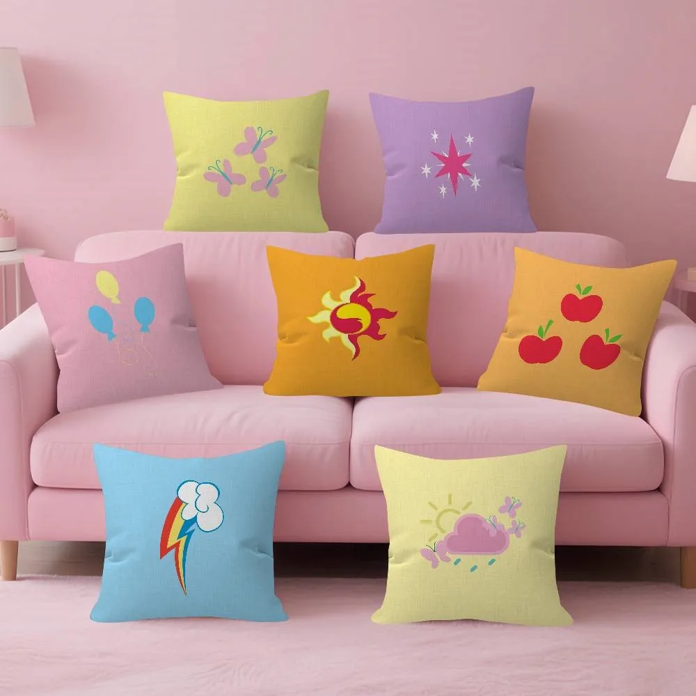 1Pc Personalized Cute Cartoon Pattern Throw Pillow, Double-Sided Printing Design, Soft Plush Cushion with Insert, Perfect Gift