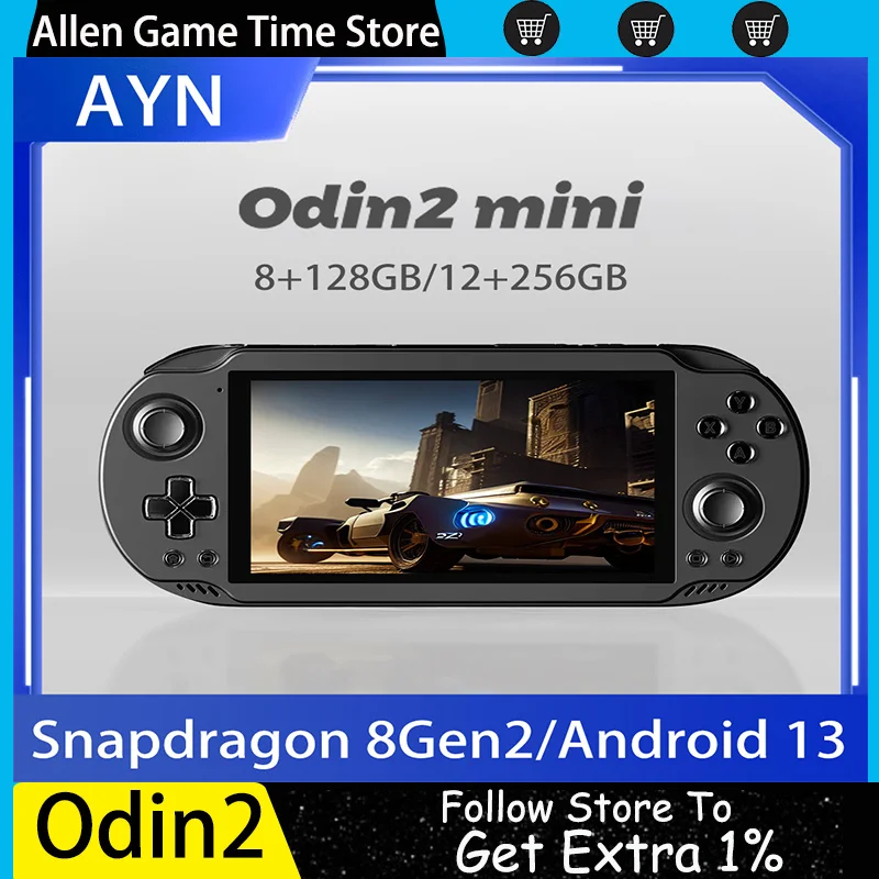 Ayn Odin2 Mini Game Console Odin2mini8gen2 Open Source Handheld Graduation Machine Handheld Retro Game Console Analog Ps Custom