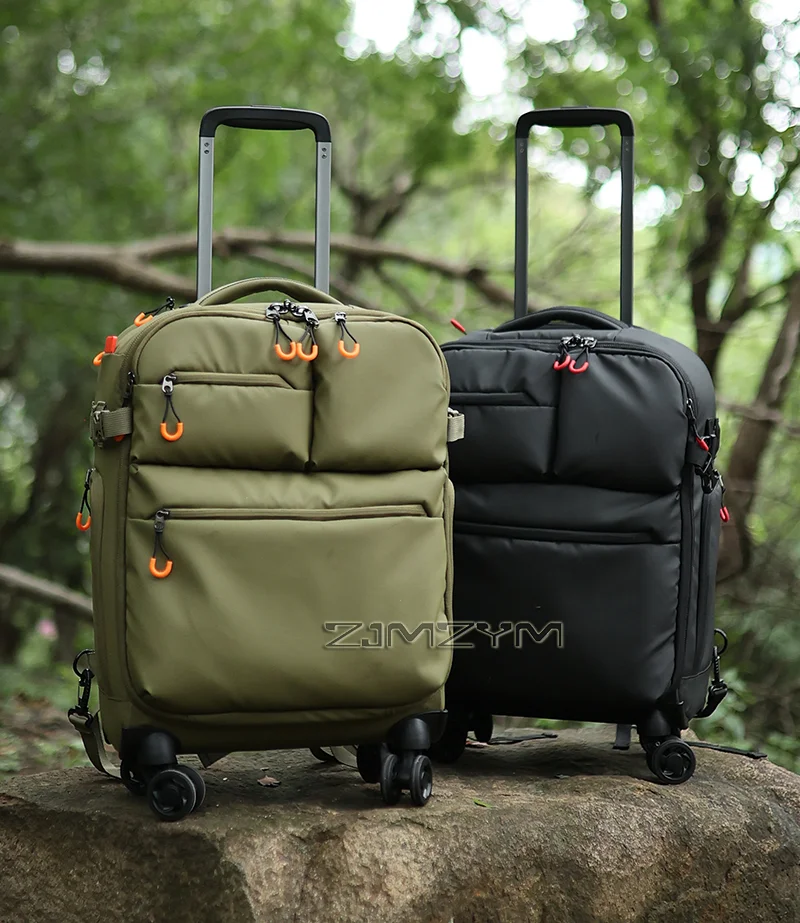 

18-дюймовая сумка для камеры на колесиках, водонепроницаемая сумка-чемодан для камеры DSLR, сумка для видео, фото, цифровая камера, рюкзак на колесиках, чемодан