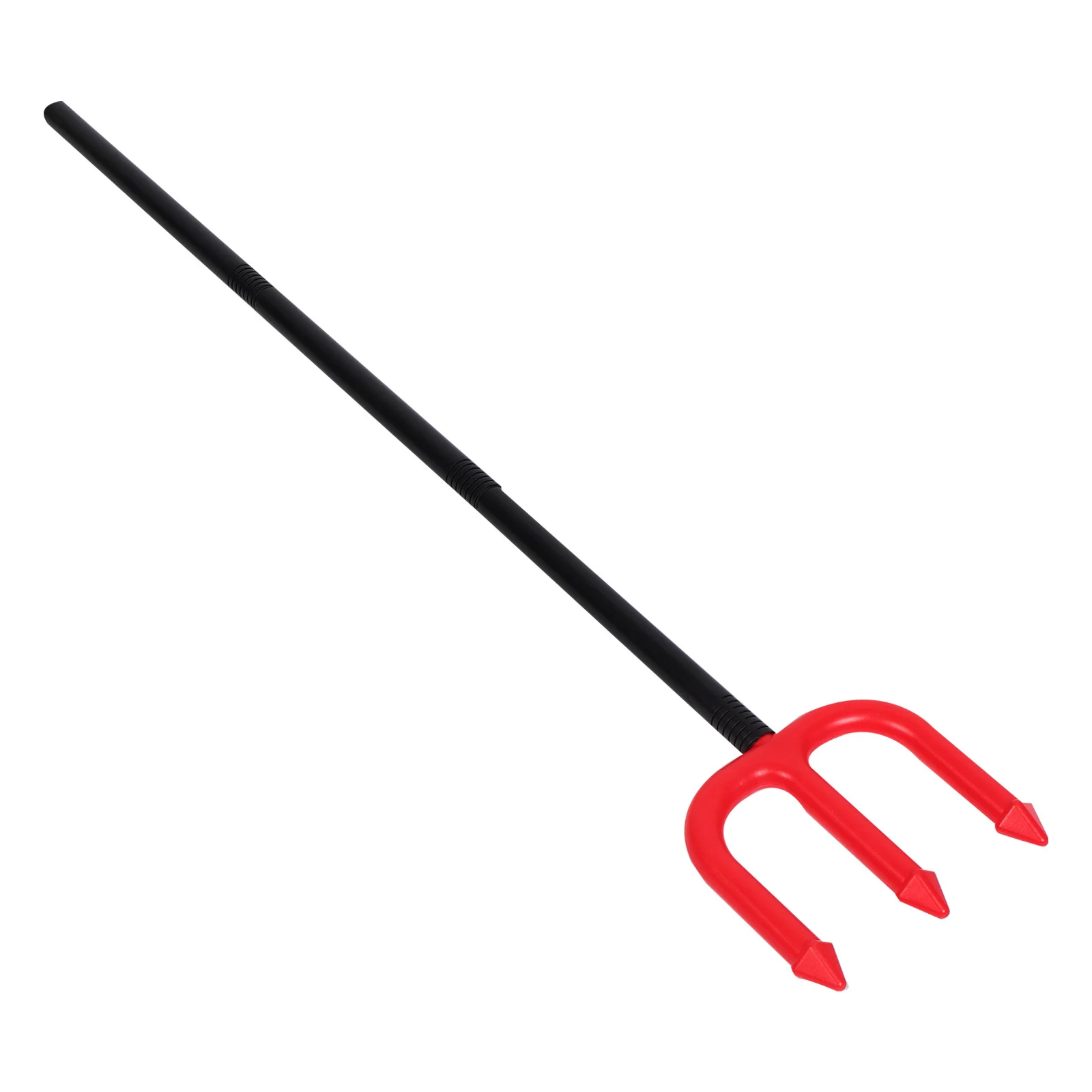 

Halloween Devil Pitch Fork Plastic Cosplay Prop Durable Stable Demon Fork Party Decor Stage Performance Accessory