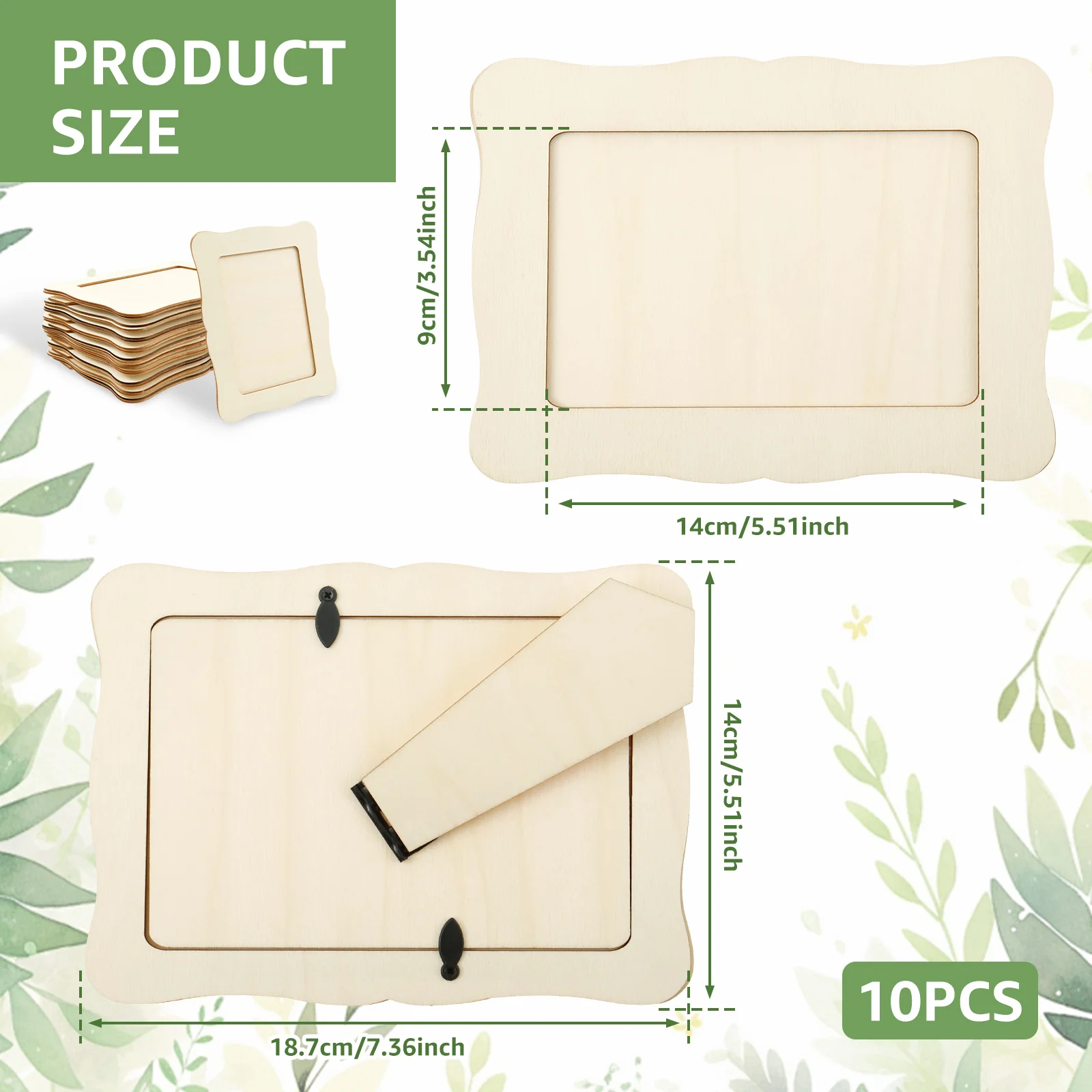 DIY Solid Wood Picture Frames for Crafts and Decoration