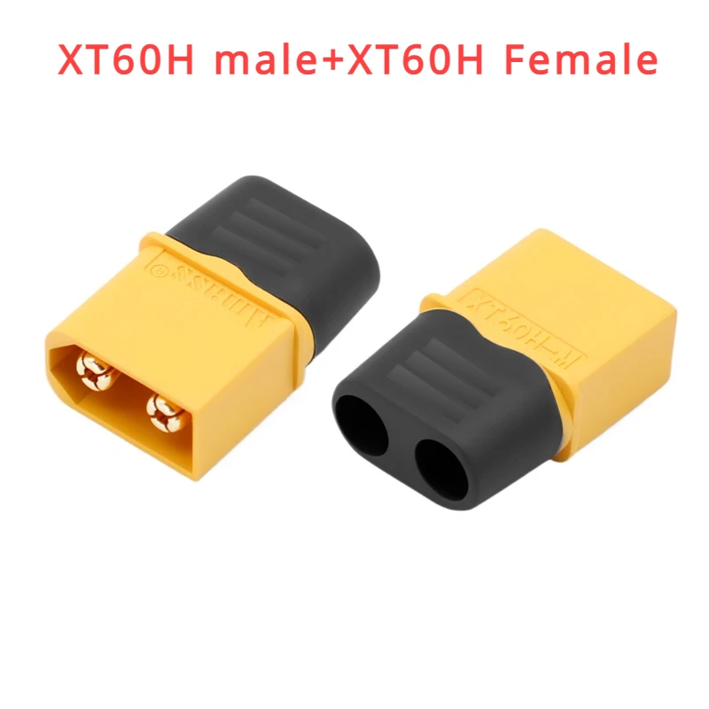 Xt60H XT 60 Connector Wire Connectors Electrical Bateria Lipo Butt Plug for Drone Solar Pannel Parts RC Car Airplane Accessories