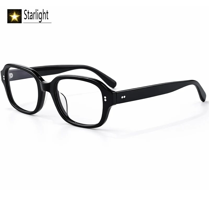 

2026 Acetate Square Black Glasses Frame Eyewear Women Myopia Fashion Reading Eyeglass Frames Men Prescription Progressive 135mm