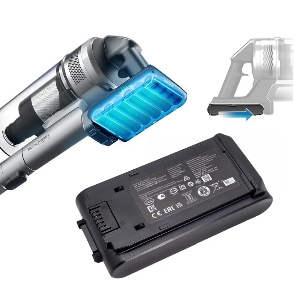 Samsung JET95 JET85用バッテリー VCA-SBT95 5000mAh、バッテリーVCA-SBTA95 VS20A95823W VS20A95943N VS20A95973B VS20B95943N VS20B95823W