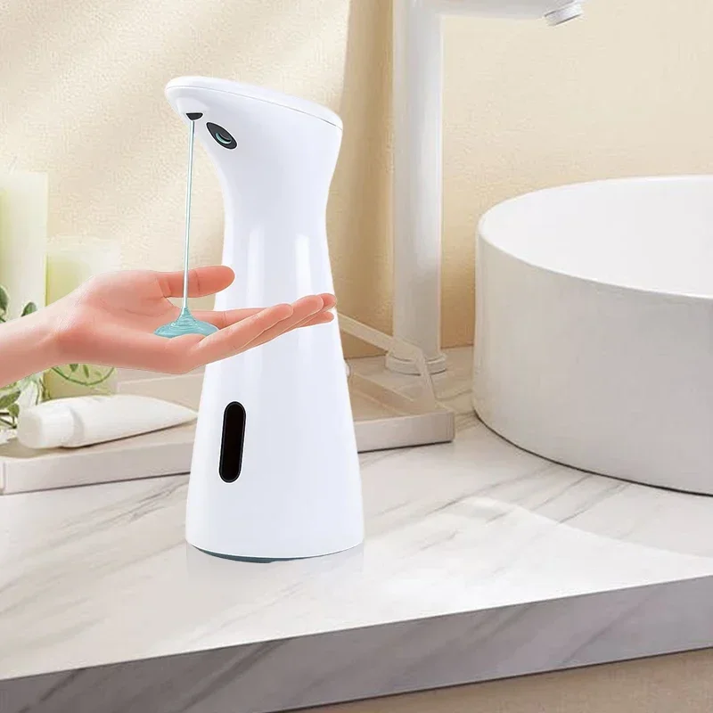 Infrared Automatic Soap Dispenser Waterproof Touchless Sensor for Bathroom and Kitchen White Portable Durable High-quality