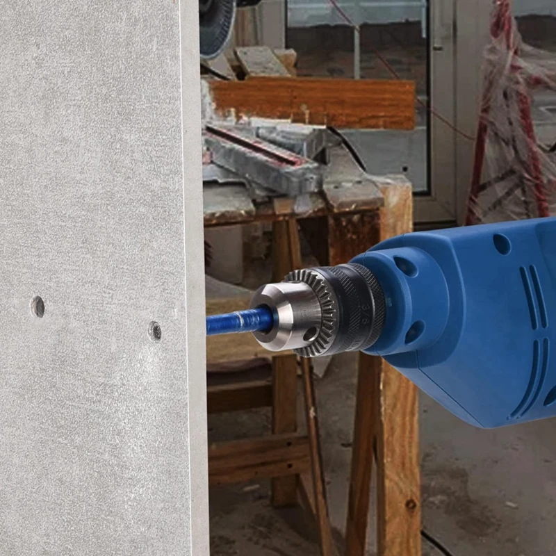 5 szt. Zestaw wierteł diamentowych na sucho do płytek porcelanowych, zestaw wierteł do twardych materiałów szklanych,