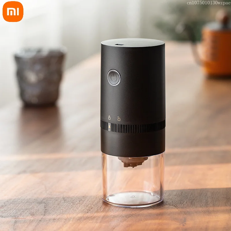 Xiaomi Electric Coffee Grinder Baking Paint Pulverizer LED Display Black Pepper Grinder Type-c Portable   Automatic Machine