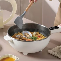 4.5L Smart Electric Frying Pot Multifunctional Electric Cooker Non-stick Frying Pot Large Capacity Electric Hot Pot 1~4 People