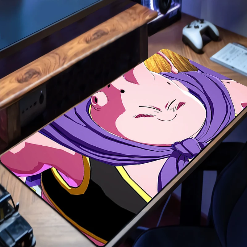 

Mouse Pad Dragon Ball Majin Buu Office Anime Pattern Desk Mat Anti-slip Rubber Mousepad PC Accessories Extended Pad Gaming Mats