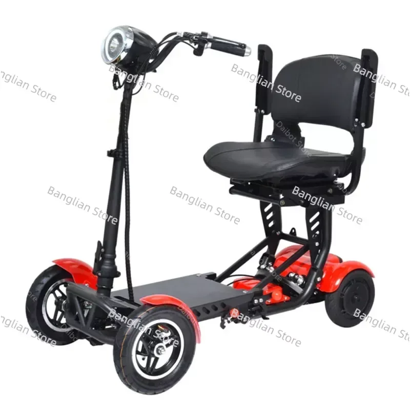 Foldable Electric Scooter for Elderly, Mobility Scooters, Large Armrest, Max Speed18, 10 