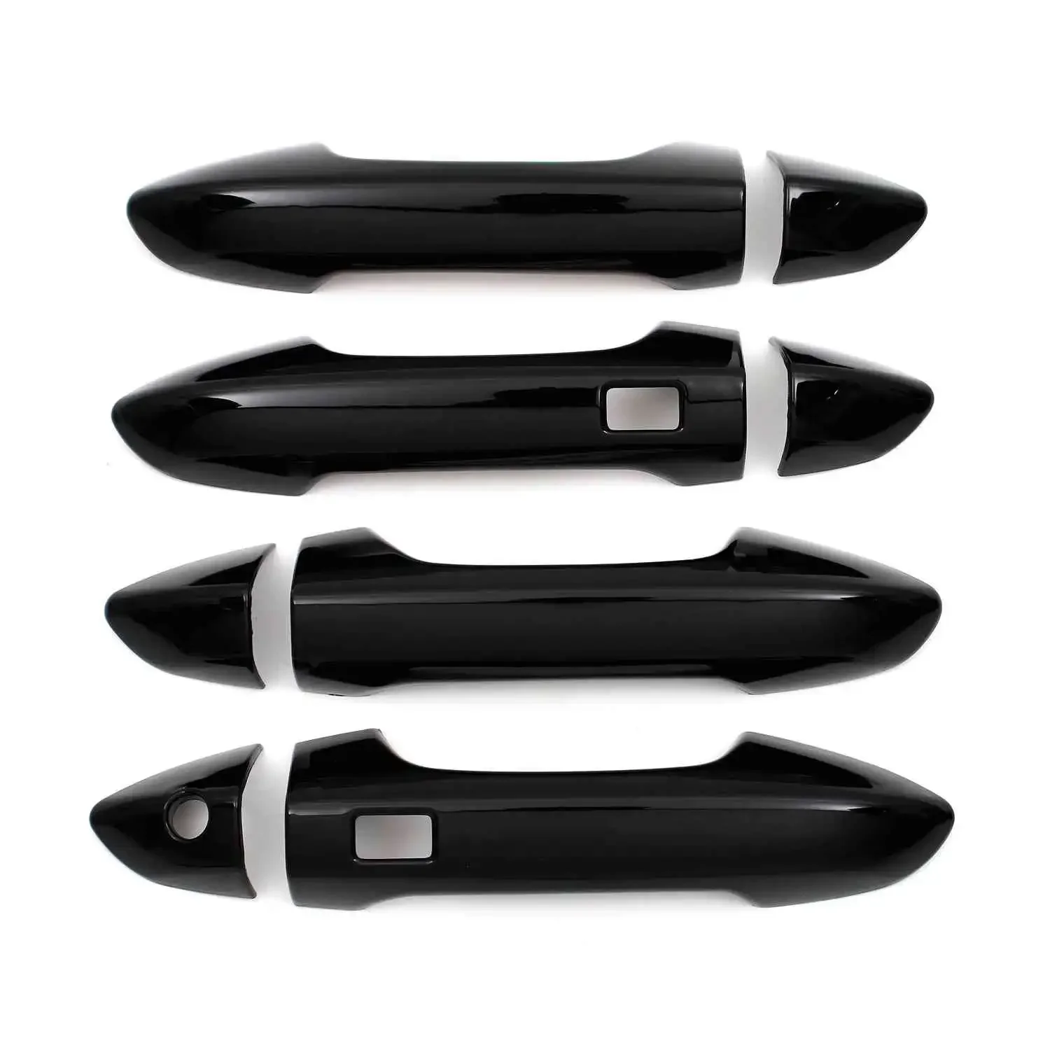 

For Geely Coolray 2018 2019 2020 2021 2022 Abs Chrome Carbon Fiber Glossy Black Door Handle Adorn Trims Car Styling Accessories