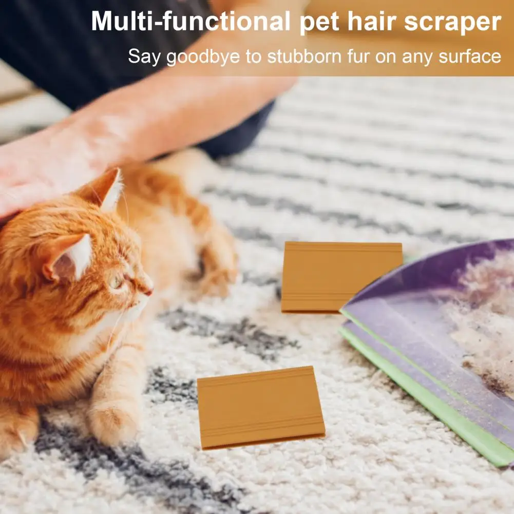 Versatile Pet Hair Scraper Pet Shaver Hair Removal Tool for Dogs Ergonomic Design Scraper for Multi-surface Easy-to-use Pet Care