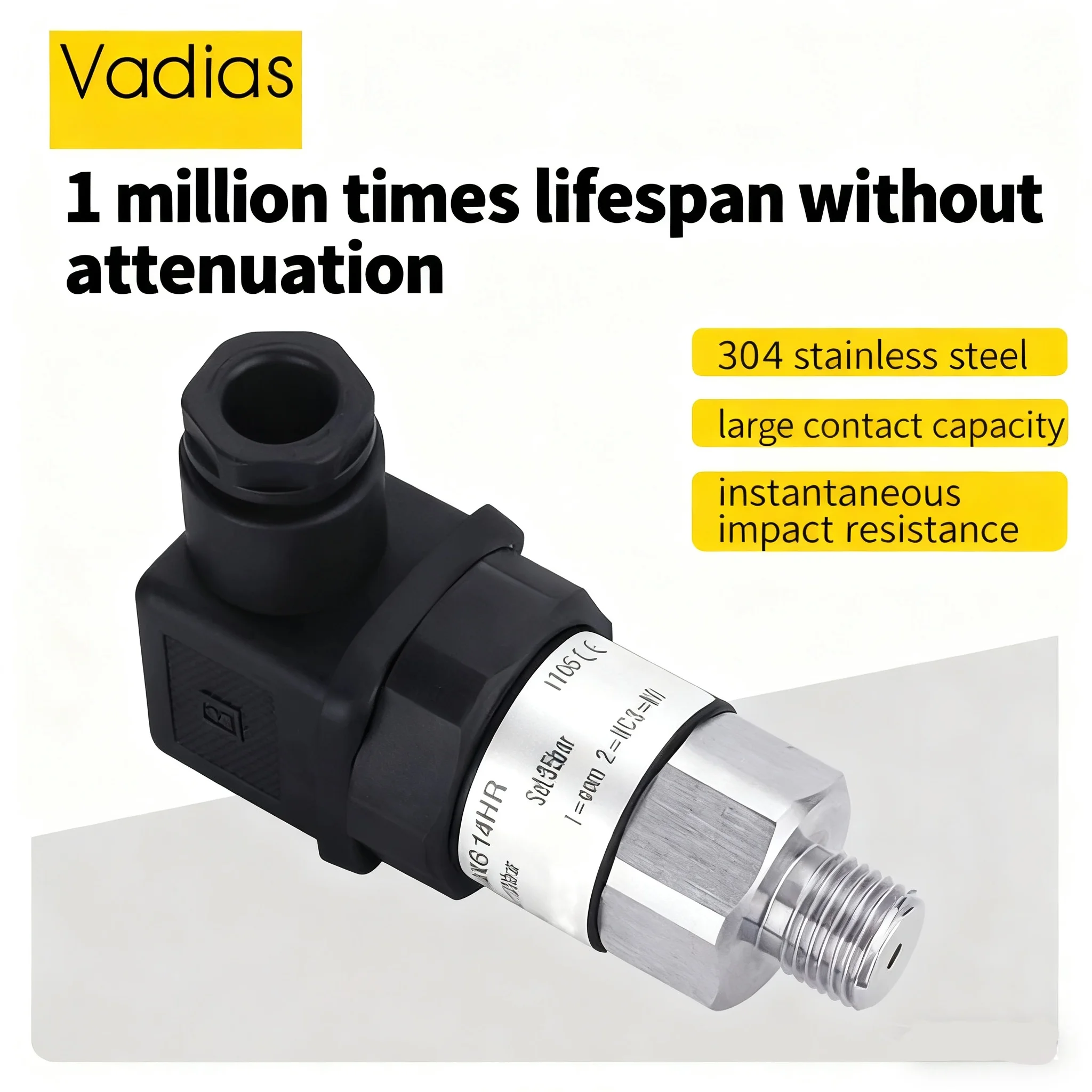 Pressostato meccanico in acciaio inossidabile 304 M20 * 1.5 NC + NO Pressostati regolabili 0.2 ~ 400bar Pressostati esplosivi