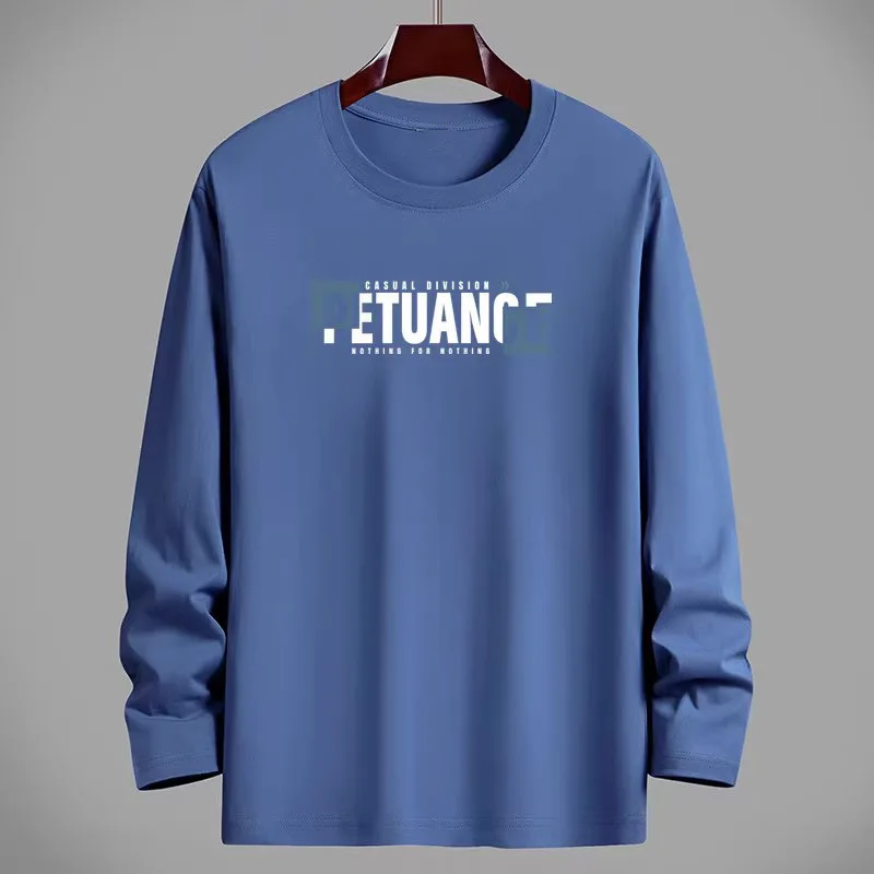 

Long-sleeved T-shirt Men's Casual Shirt O Neck Pullover Letter Print Tops Men's Sweatshirts Graphic T Shirts