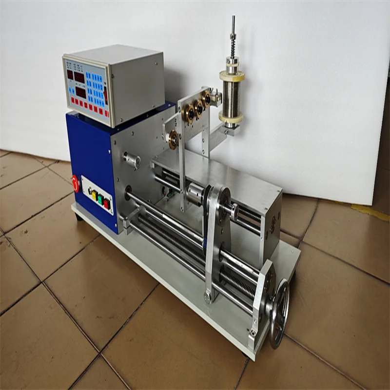 LY 830S 0.03-0.80 مللي متر جودة عالية جديد الكمبيوتر التلقائي قضيب مغنيسيوم لفائف التدفئة لوحة الميكا لفائف لف آلة توزيع