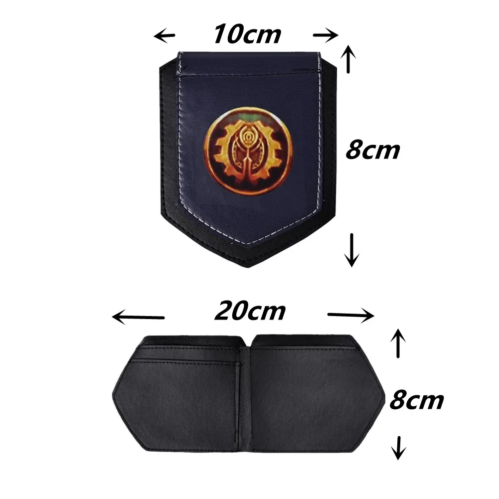 Disguise Vi Wallet Acrane Coin Bag Men Women LoL Mini Bags Halloween Carnival Party Costume Gifts Cosplay Accessories