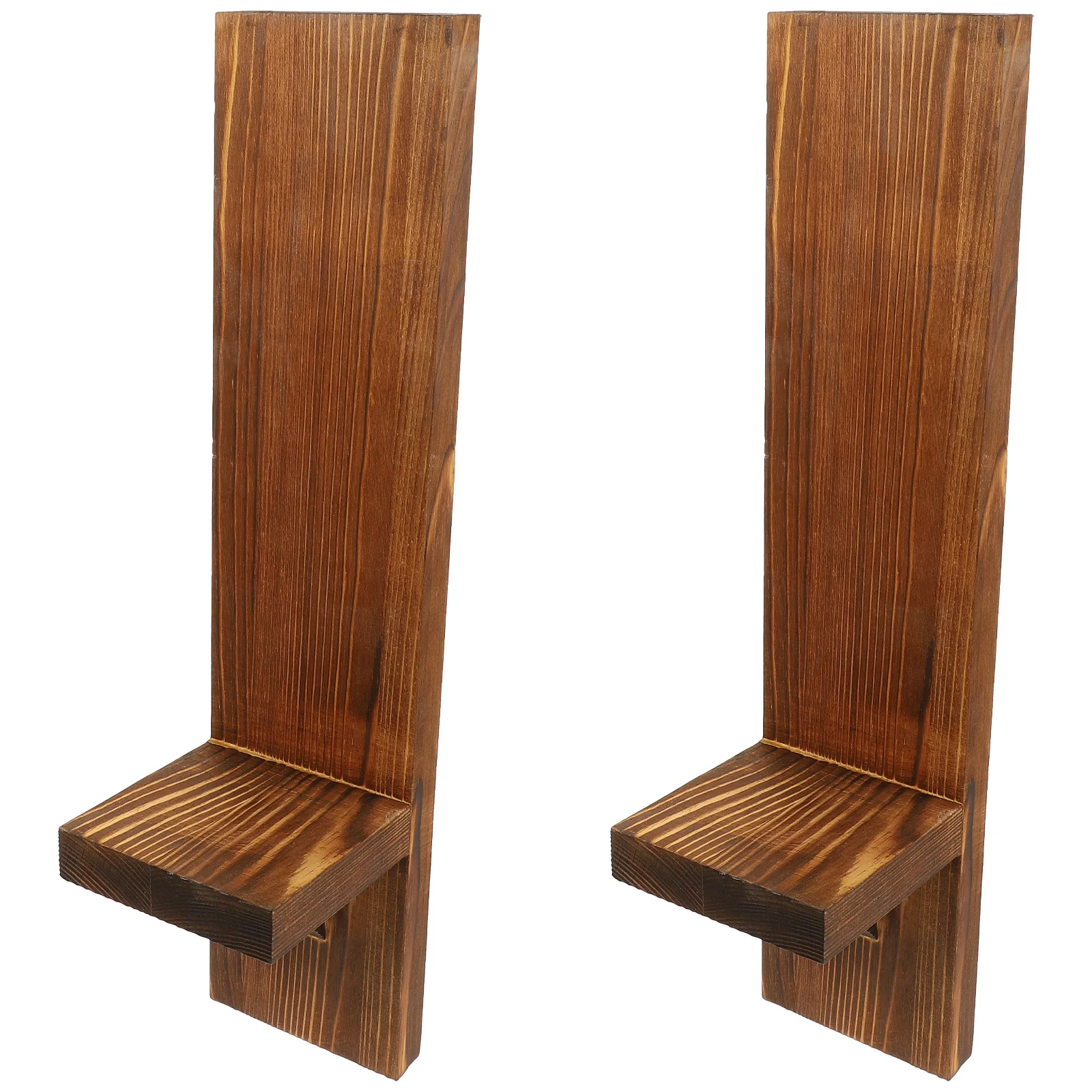 

Wood Wax Stand Wall Tea Light Holder Decoration The Gold Decorations for Living Room Home Coffee Hanging Rustic Candlestick