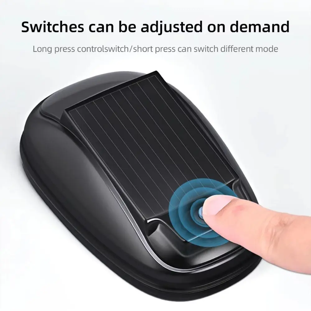 Wireless Solar LED Flash Light RGB Solar Powered Truck Roof Warning Lights Auto Sensor Waterproof Roof Strobe Lights