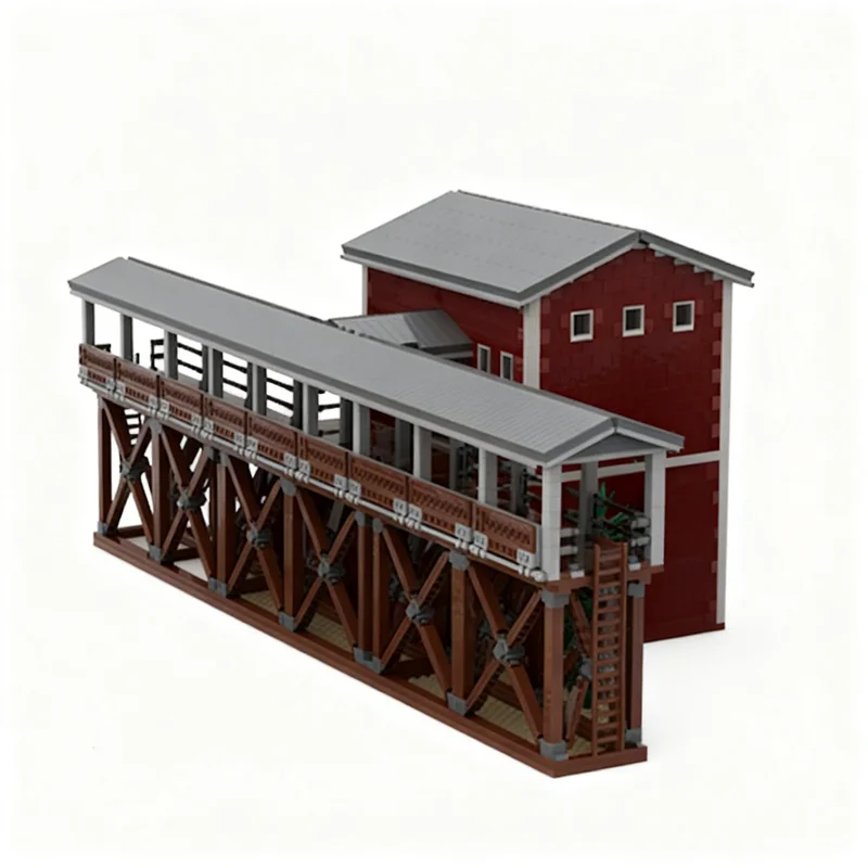 6943pcs MOC Icing House Platform Style 4 Modular Buildings Model Building Blocks Construction Christmas Gift Toy 3D Education