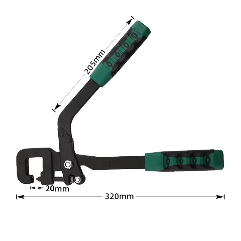 Keel Pliers Light Steel Keel Rivet-Free Pliers One-Handed Professional Ceiling Drilling Pliers Multi-Functional Special Tool