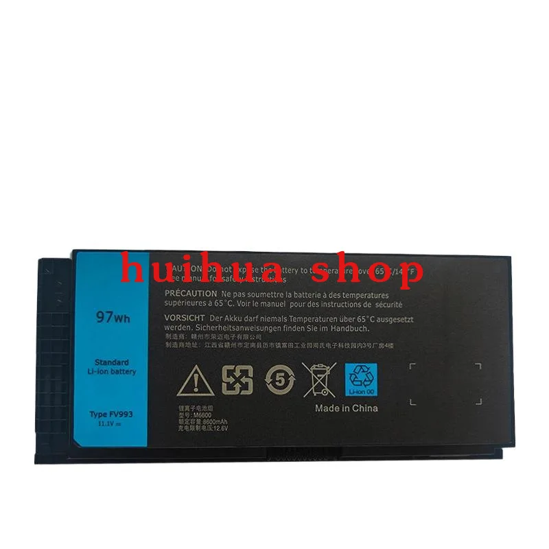 

New FV993 Laptop Battery For DELL Precision M6600 M6700 M6800 M4800 M4600 M4700 Series FJJ4W T3NT1 N71FM PG6RC R7PND 3DJH7 97KRM