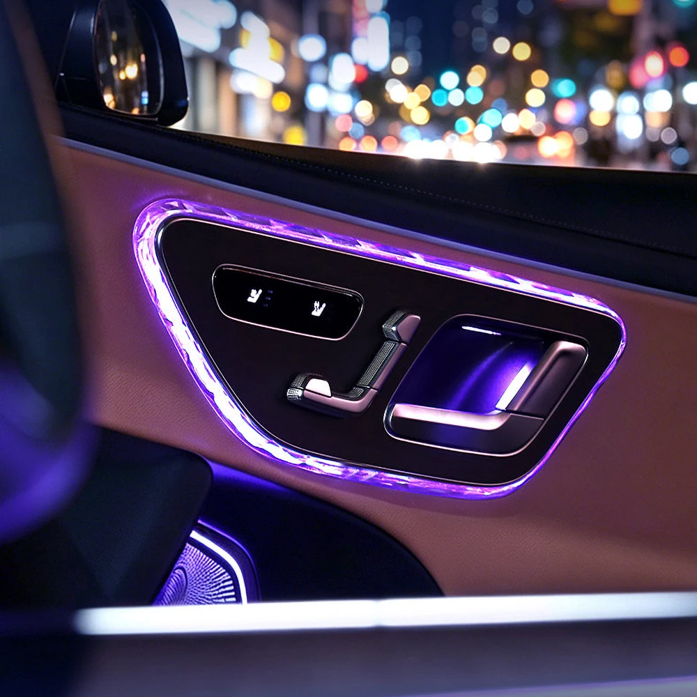 For Mercedes Benz CLE Class W236 CLE200 CLE220 CLE300 CLE450 Crystal Door Bowl Frame & Reading Light Cover Car Trim Accessories
