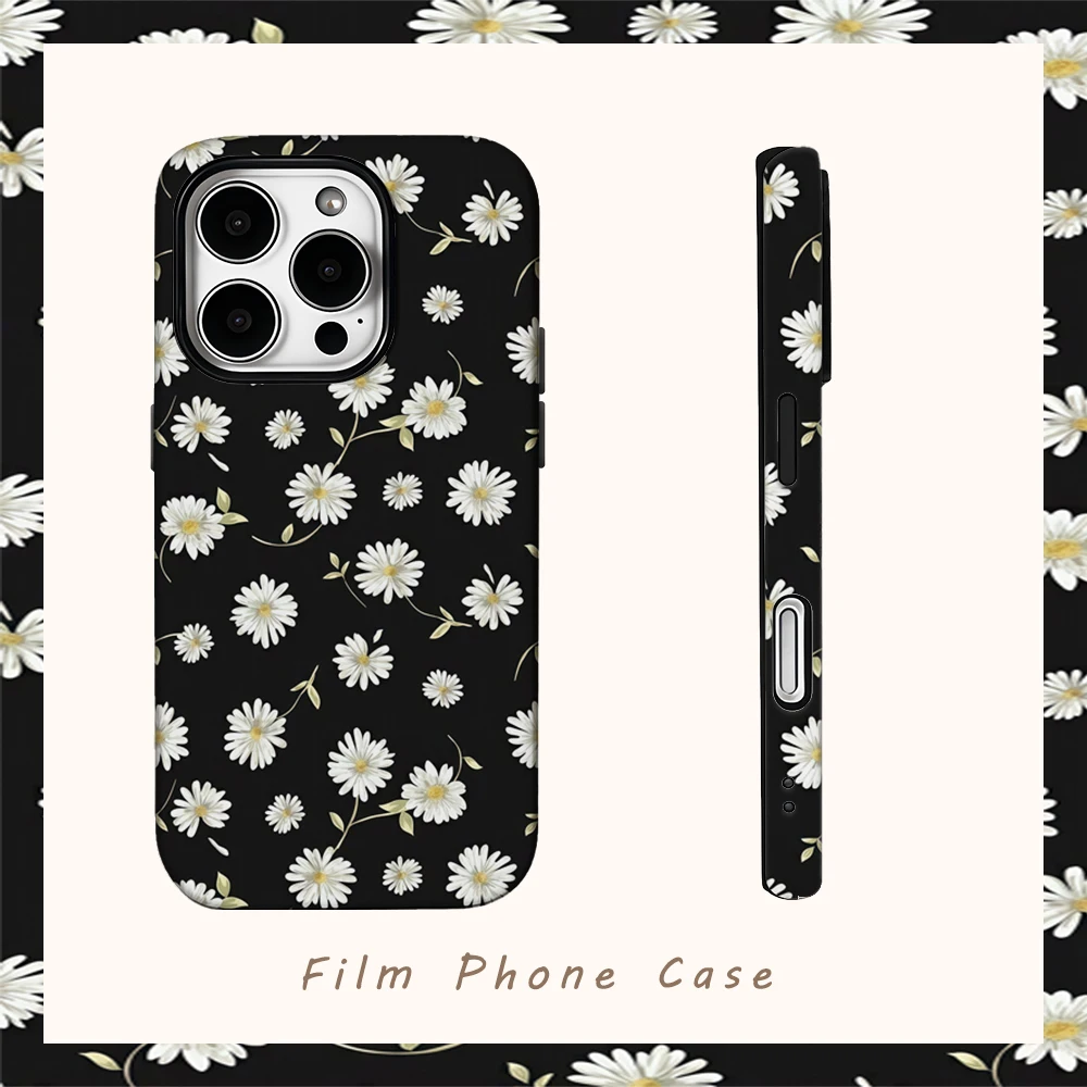 Daisy Daydream Handyhülle für IPhone 16 15 14 13 12 11 X XS XR XSMAX 7 8 Pro Max Plus Doppelschichtige Rückseite