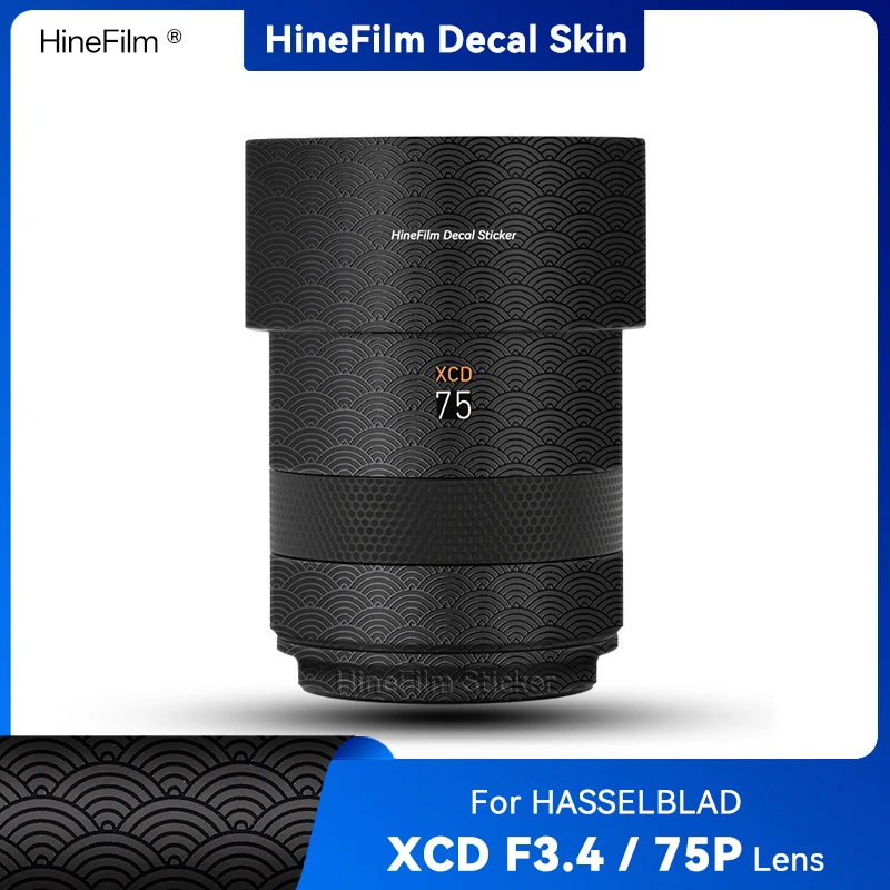 Hinefilm Skin for Hasselblad XCD75P F3.4 Lens Decal Skin for Hasselblad XCD 3,4/75P Lens Sticker XCD 75P f3.4 Wrap Cover