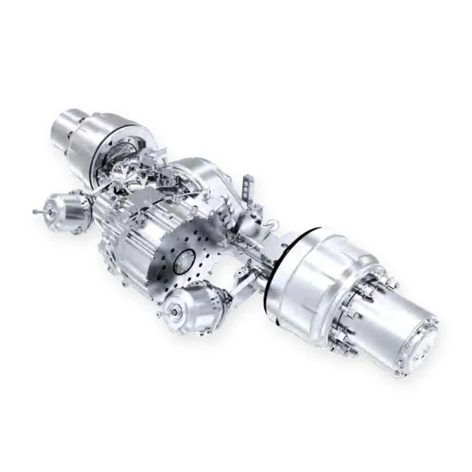 Brogen 300kw 4000 دورة في الدقيقة 9000Nm محوري التدفق محرك السيارة الكهربائية E-axle OEM ODM نموذج جديد منخفض السرعة التجارية EV 13T #3