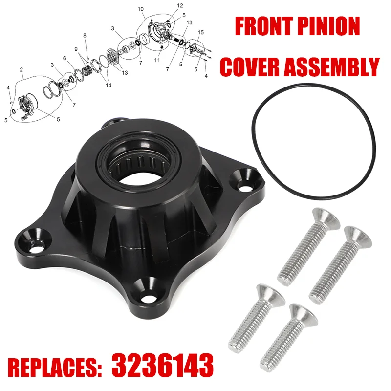 For Polaris Sportsman Scrambler 850 1000 Front Pinion Cover Assembly 3236143 front differential cover Ranger 570 Ranger EXT