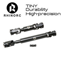 RhinoRC Tiny Stainless Steel Heavy-Duty Drive Shaft for 1/10 RC Car Crawler Axial SCX10 TRX4 Redcat Gen8 Parts