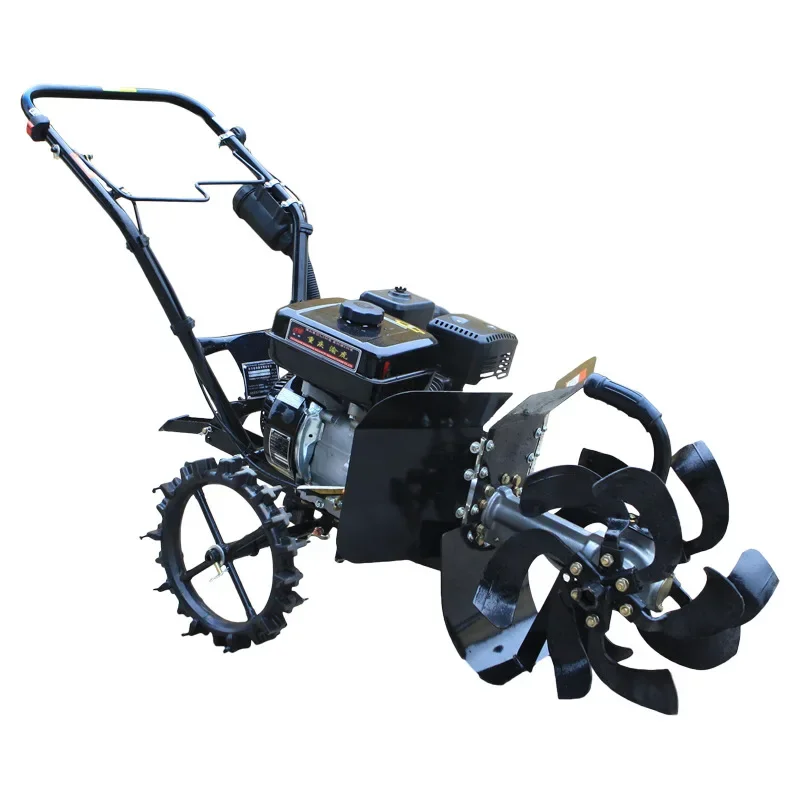 Hand-held  trencher, orchard vegetable field soil cultivation, deep groove rotary tiller, weeding and micro-tiller