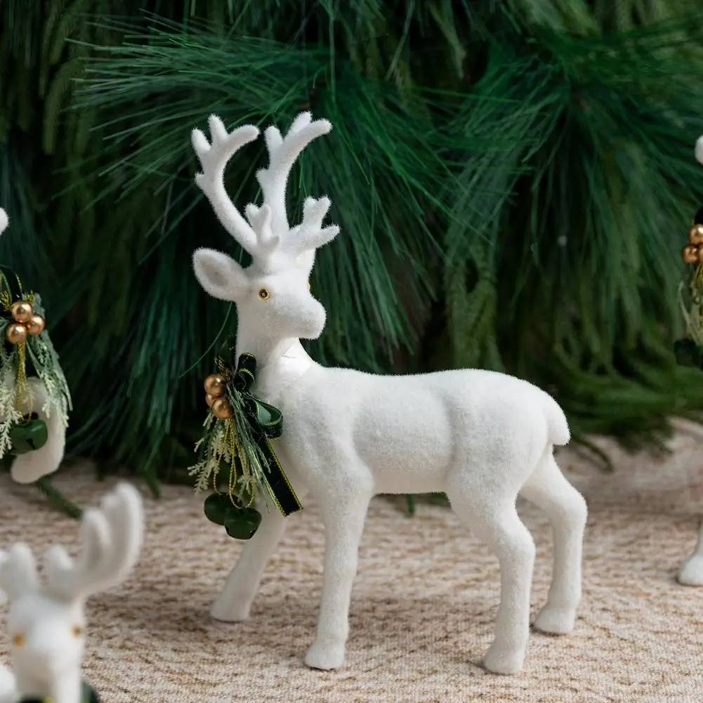 ornement-decoratif-de-vitrine-figurine-de-cerf-floque-blanc-3d-sur-pied-avec-clochette-en-ruban-pour-les-fetes-et-les-boutiques
