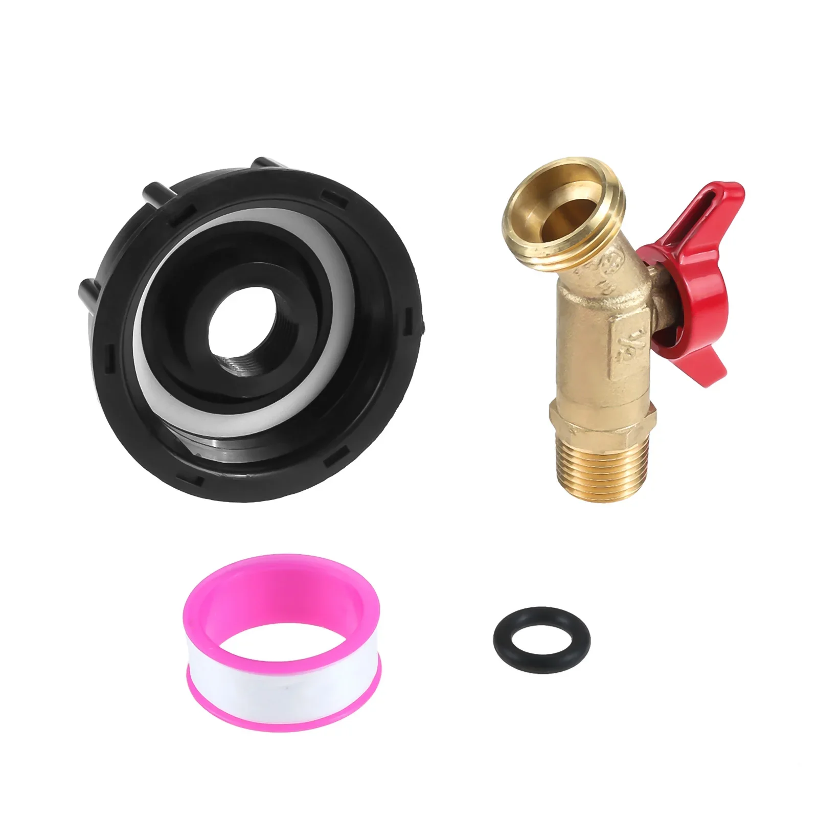 1Set 275-330Gallon IBC Tote Water Tank Adapter 2