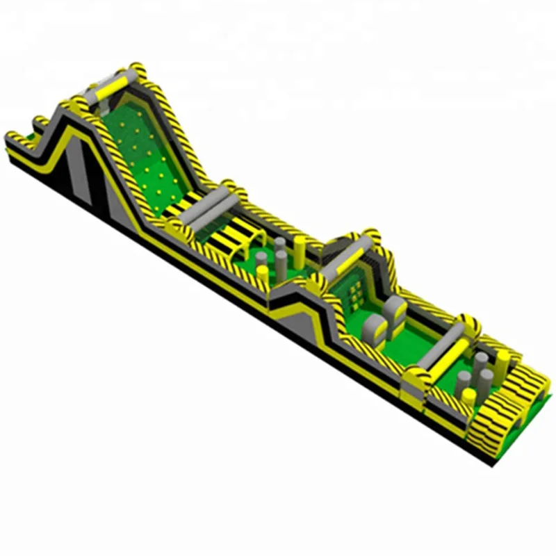 Customized inflatable land obstacle clearance, land children's amusement park, outdoor inflatable slide rock climbing clearance