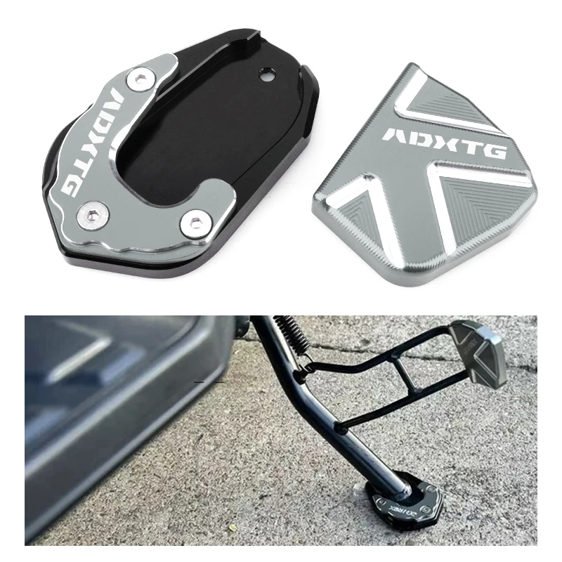 

For SYM ADXTG400 ADX TG 400 ADX400 TG400 SYM400 Motorcycle Accessories Kickstand Side Stand Extension Enlarger Pad Side Bracket