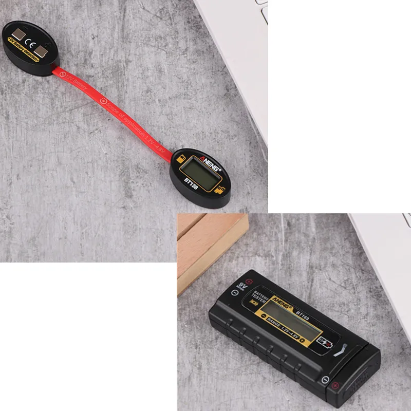 

Battery Tester Magnetic Battery Power Detector Portable Dry Battery Lithium Battery Voltage And Power Tester