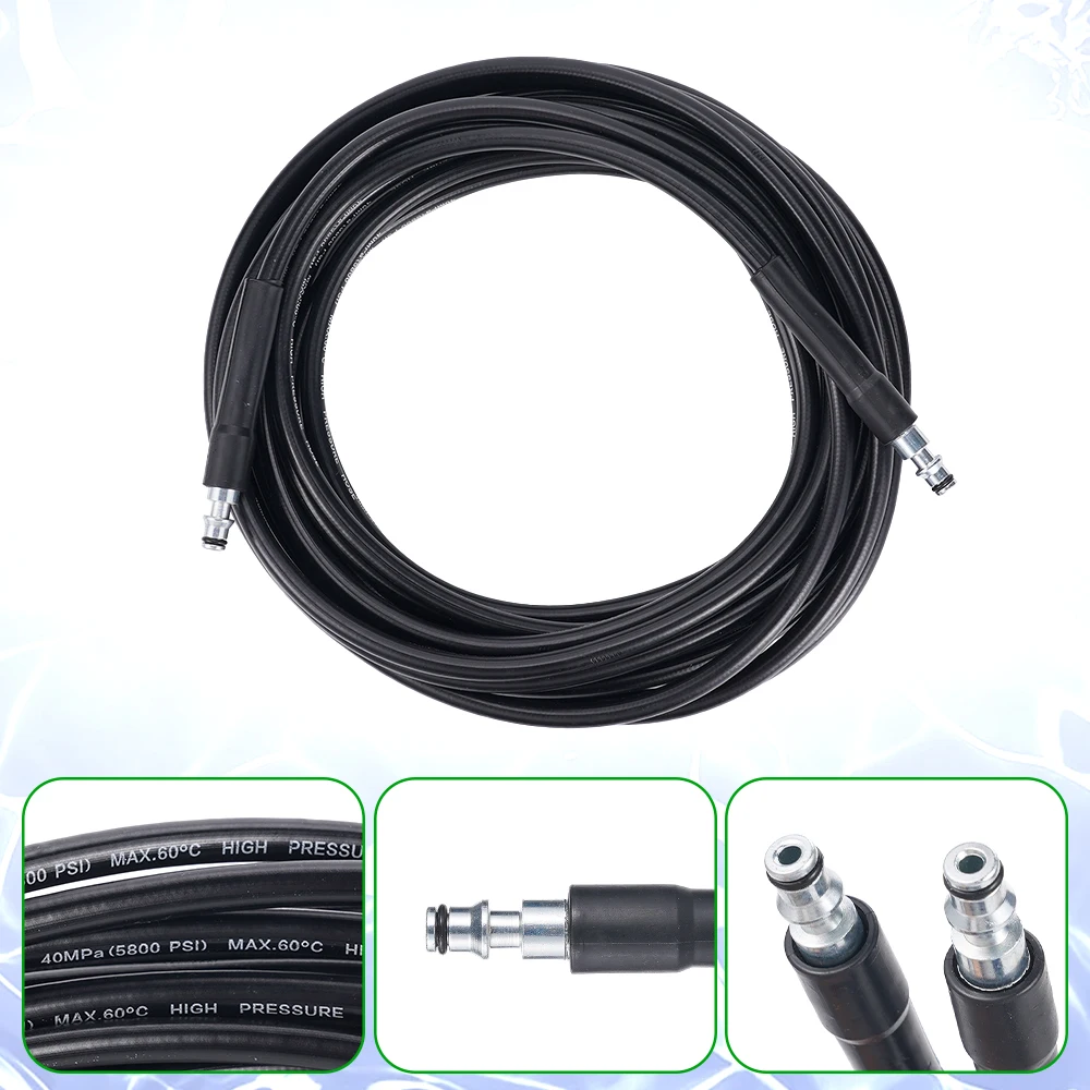 10M High Pressure Washer Hose, 5800 Psi Extension Hose for Lavor Pressure Washer, Water Gun Hose, 40Mpa High Speed Cleaning Pipe