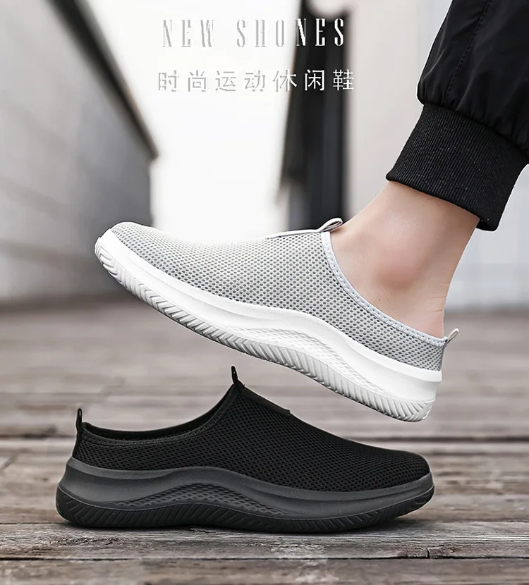 Herren-Hausschuhe 2026 – Atmungsaktive Indoor-Slipper für Herren mit dicker Sohle, modische Freizeitschuhe für Herren
