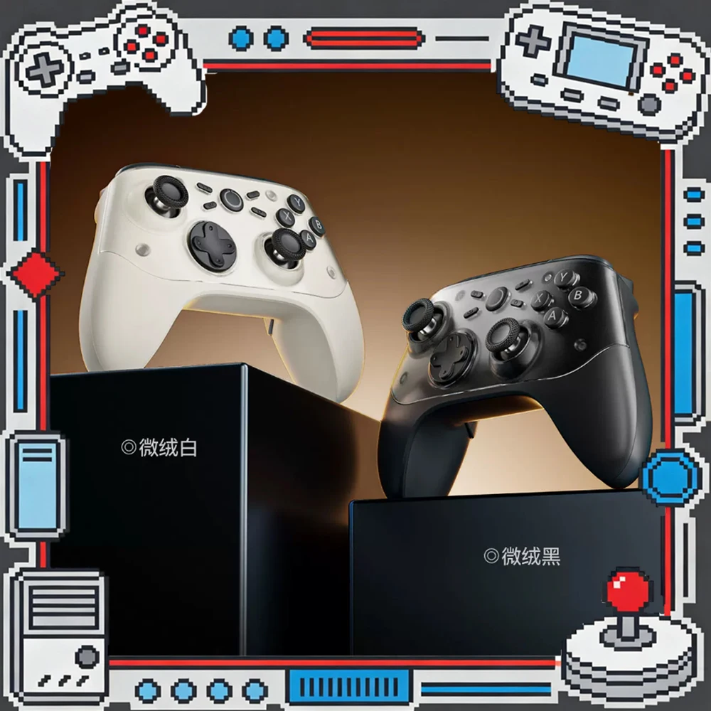 Gripure HaptiX-1ゲームコントローラー トリプルモード ワイヤレスゲームパッド ホール効果トリガー 静電容量式ジョイスティック ゲームパッド PC/NS/TV/スマホ対応