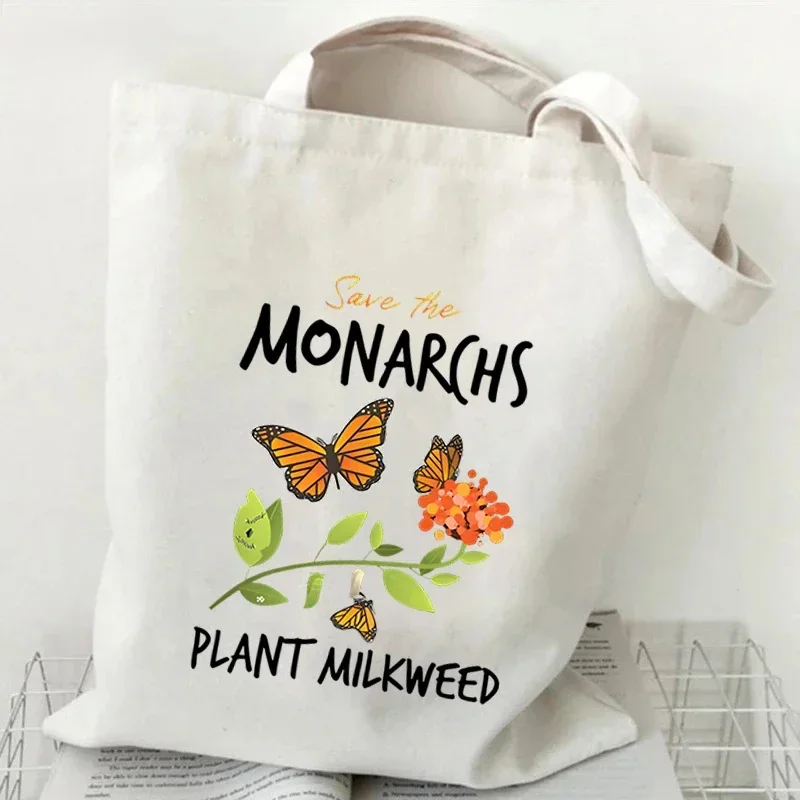 حقائب كتف نسائية على شكل فراشة بألوان مائية على شكل نباتي حقيبة يد على شكل زهرة جماليات عتيقة على شكل فراشة للمراهقين من القماش #2