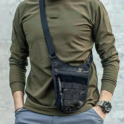 Bolsa de cintura ao ar livre masculina tático à prova dwaterproof água camuflagem caça caminhadas escalada cinto do telefone móvel pacote carteira bolsa de ombro masculina