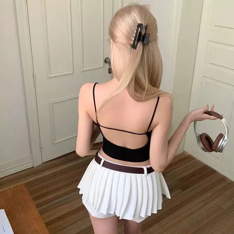 بلوزة نسائية من القطن السباغيتي ، حمالة صدر مثيرة ، أعلى الخزان ، حمالات صدر رافعة ، سلس ، حمالة صدر ، حمالة صدر نسائية ، ملابس داخلية صيفية