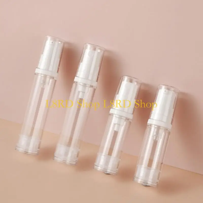 L8RD 3/4PCS 진공 로션 스프레이 병 향수 에센스 미용 포장 리필 가능