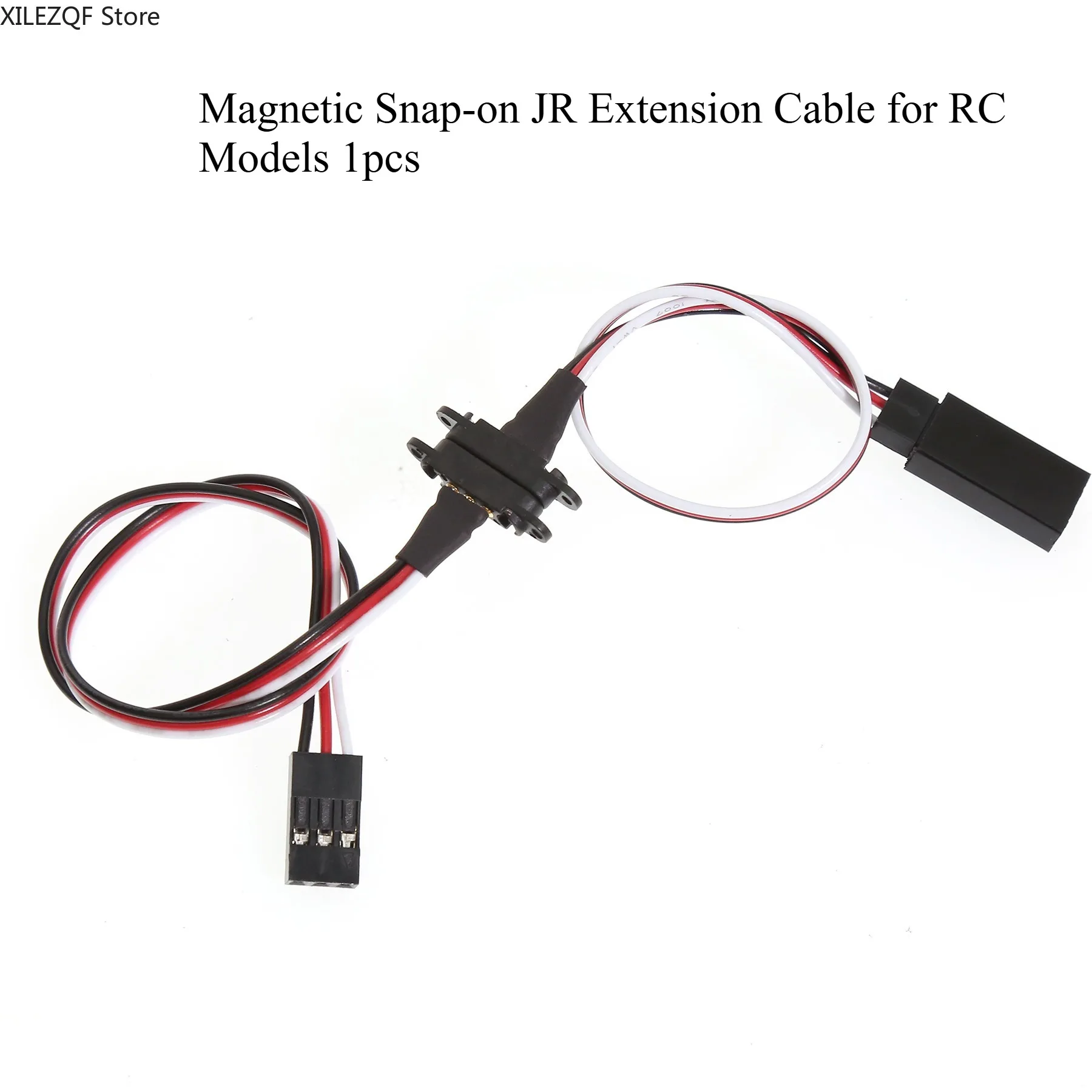 Magnetic Snap-on JR Extension Cable for RC Models 1pcs